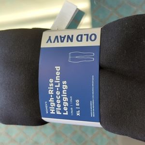 NWT High-rise fleece lined leggings